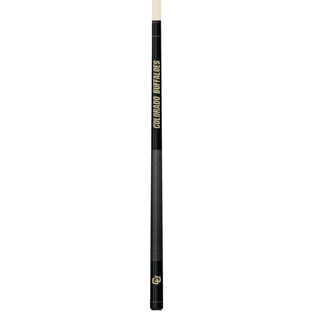Wave7 - University of Colorado Colored Laser Etched Cue - 1060COL1 view 1