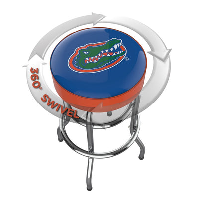 Wave7 - University of Florida Chrome Bar Stool - 4020UFL1 view 2