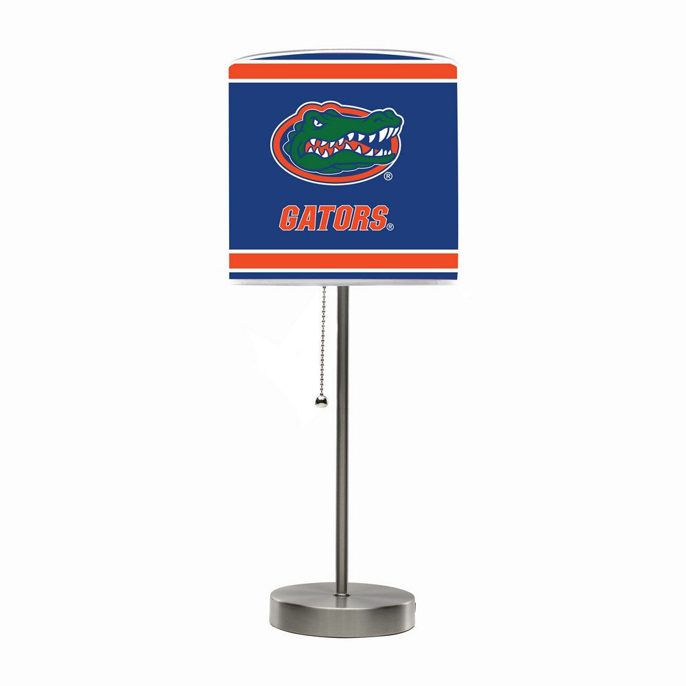 Wave7 - University of Florida Chrome Lamp with USB Port - 2020UFL1 view 1