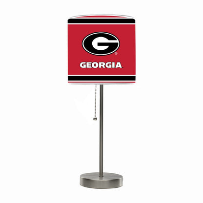 Wave7 - University of Georgia Chrome Lamp with USB Port - 2020UGA1 view 1