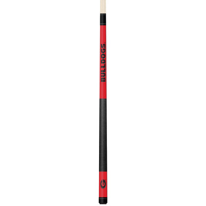 Wave7 - University of Georgia Colored Laser Etched Cue - 1060UGA1 view 1