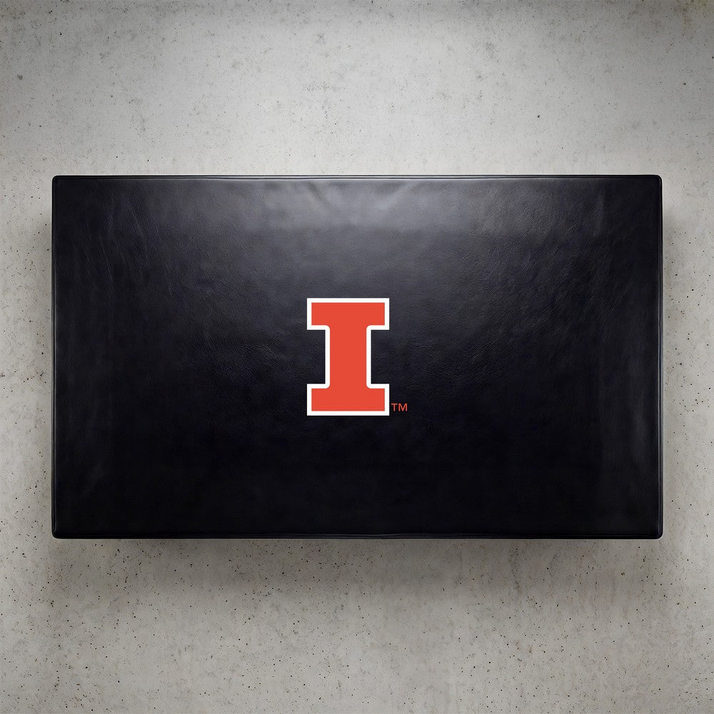 Wave7 - University of Illinois 7 Ft Custom Pool Table Cover  - 1080ILL1 view 2
