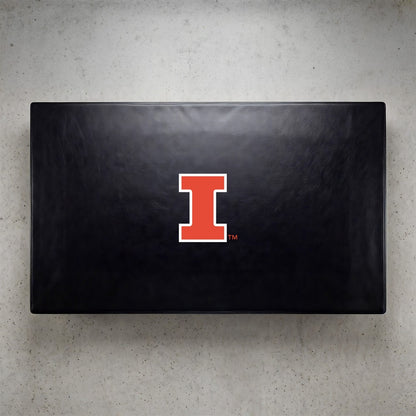 Wave7 - University of Illinois 7 Ft Custom Pool Table Cover  - 1080ILL1 view 2