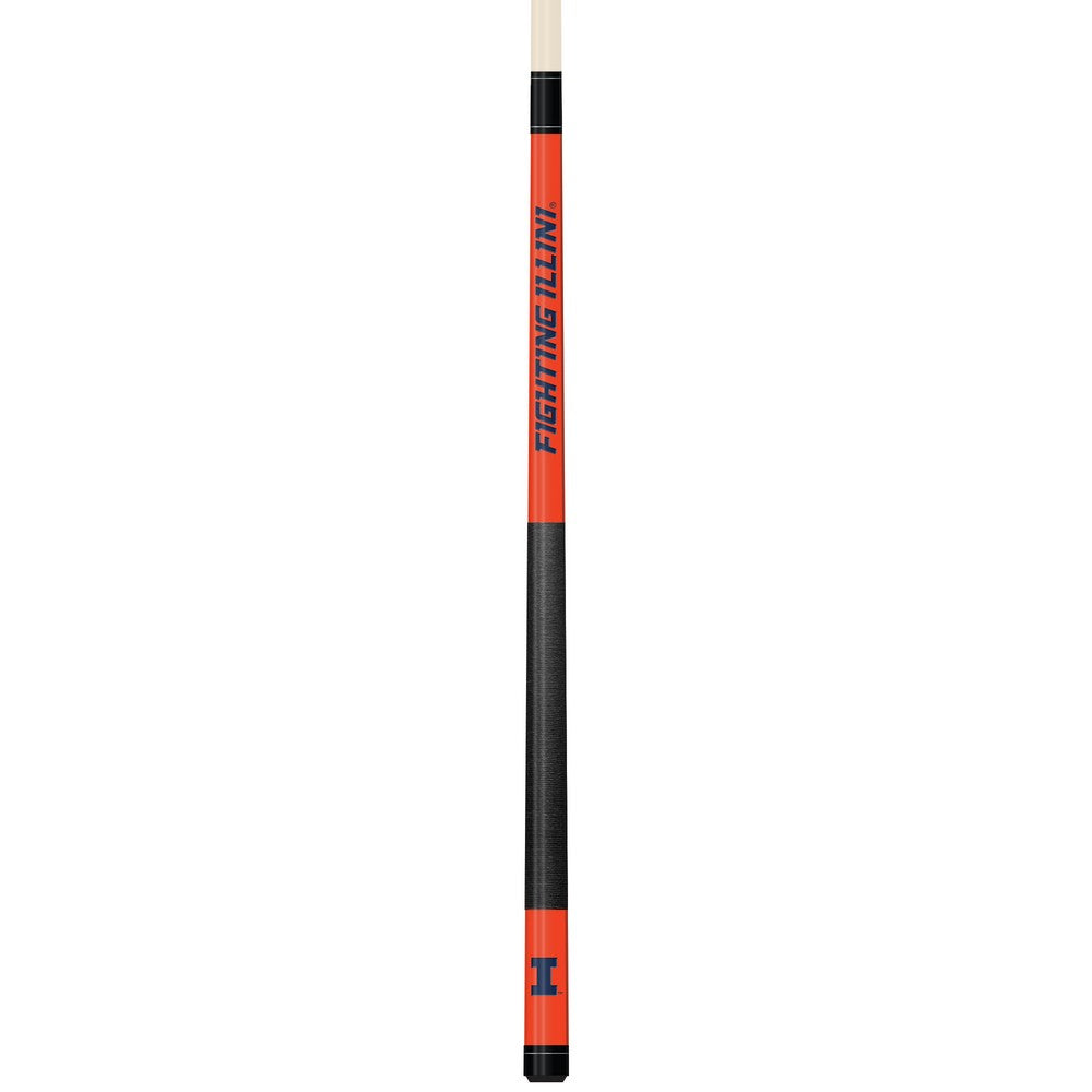 Wave7 - University of Illinois Colored Laser Etched Cue - 1060ILL1 view 1