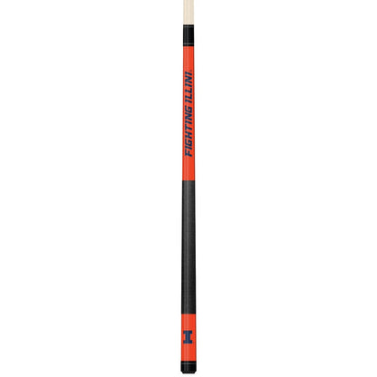 Wave7 - University of Illinois Colored Laser Etched Cue - 1060ILL1 view 1