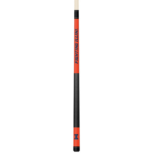 Wave7 - University of Illinois Colored Laser Etched Cue - 1060ILL1 view 1