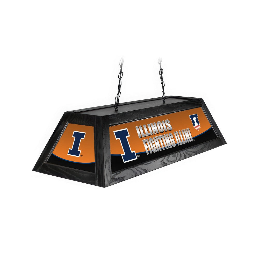 Wave7 - University of Illinois Spirit Game Table Lamp - 2010ILL1 view 1