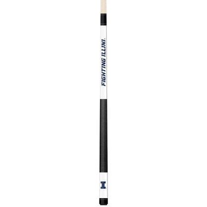 Wave7 - University of Illinois White Laser Etched Cue - 1050ILL1 view 1