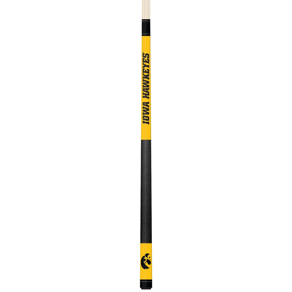 Wave7 - University of Iowa Colored Laser Etched Cue - 1060UIA1 view 1