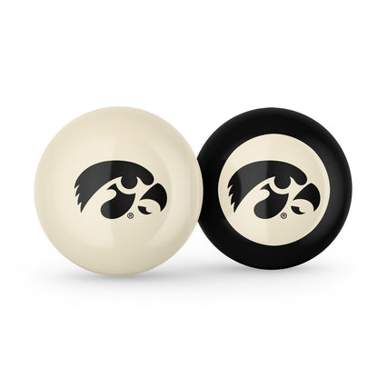 Wave7 - University of Iowa Cue Ball & 8 Ball Combo - 1040UIA1 view 1