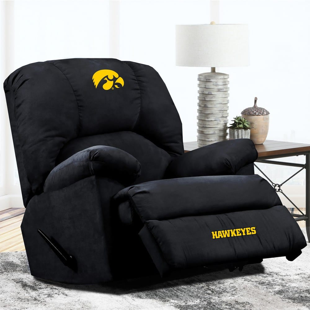 Wave7 - University of Iowa GM Microfiber Recliner, Black - 3040UIA1 view 2
