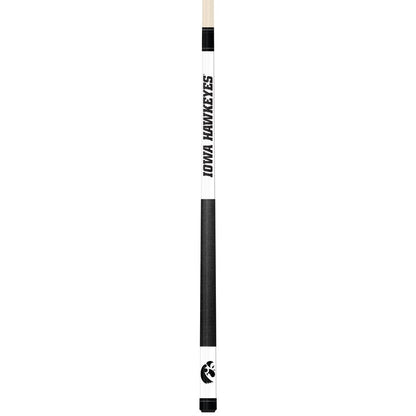 Wave7 - University of Iowa White Laser Etched Cue - 1050UIA1 view 1