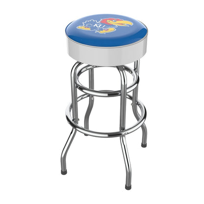Wave7 - University of Kansas Chrome Bar Stool - 4020KAN1 view 1
