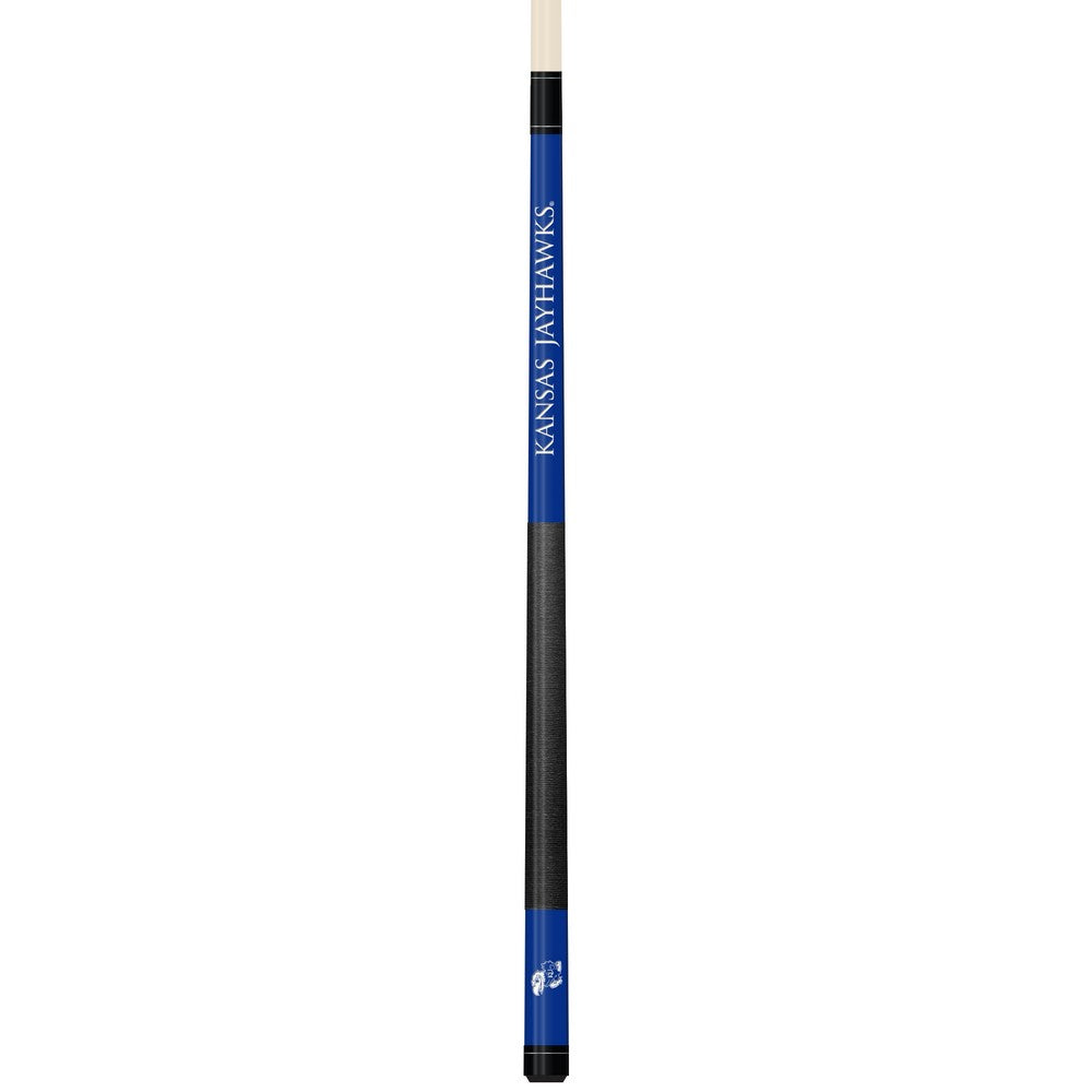 Wave7 - University of Kansas Colored Laser Etched Cue - 1060KAN1 view 1