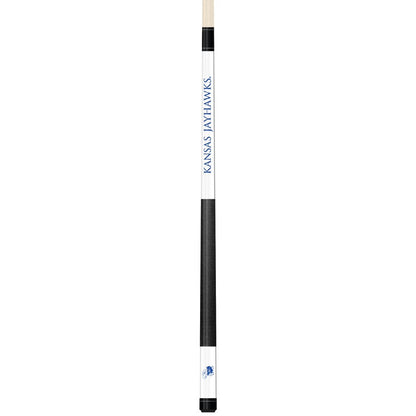 Wave7 - University of Kansas White Laser Etched Cue - 1050KAN1 view 1