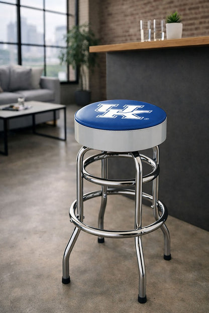 Wave7 - University of Kentucky Chrome Bar Stool - 4020UKY1 view 3