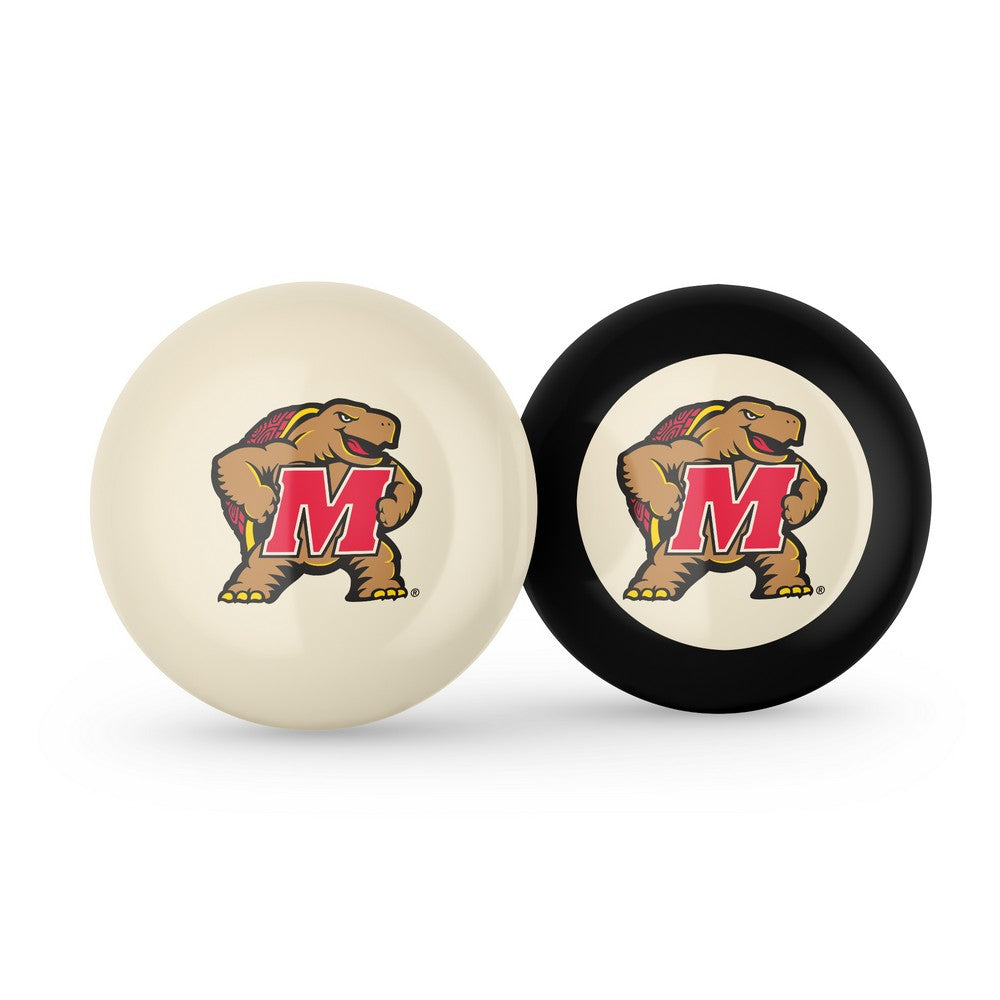 Wave7 - University of Maryland Cue Ball & 8 Ball Combo - 1040UMD1 view 1