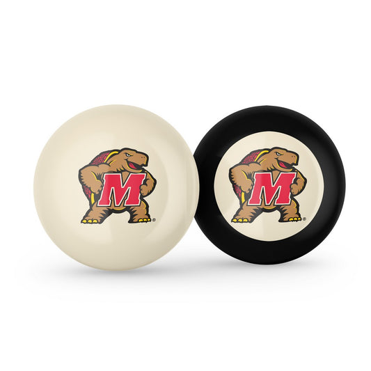 Wave7 - University of Maryland Cue Ball & 8 Ball Combo - 1040UMD1 view 1