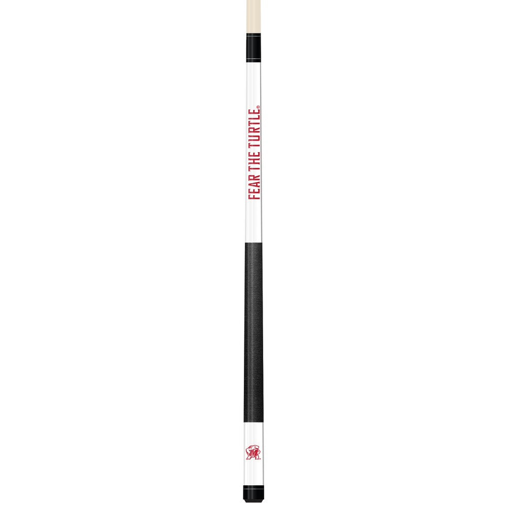 Wave7 - University of Maryland White Laser Etched Cue - 1050UMD1 view 1