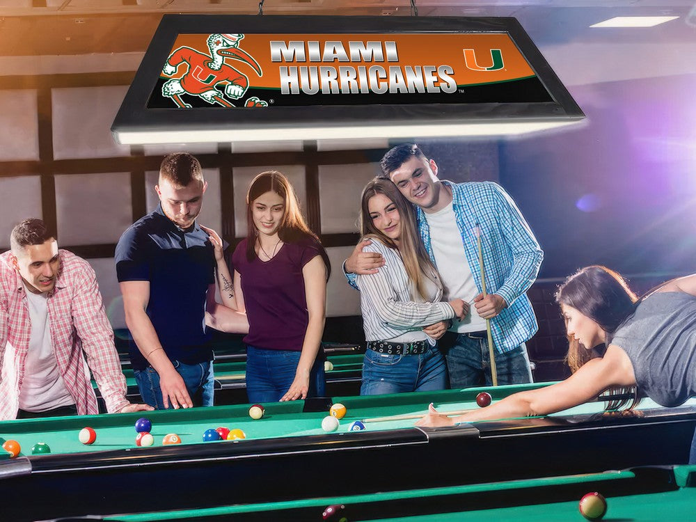 Wave7 - University of Miami Spirit Game Table Lamp - 2010MIA1 view 2