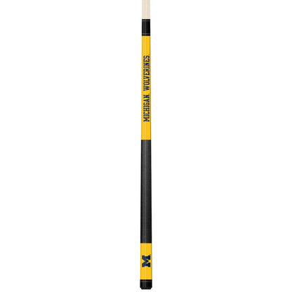 Wave7 - University of Michigan Colored Laser Etched Cue - 1060UMI1 view 1