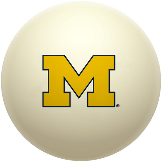 Wave7 - University of Michigan Cue Ball - 1020UMI1 view 1