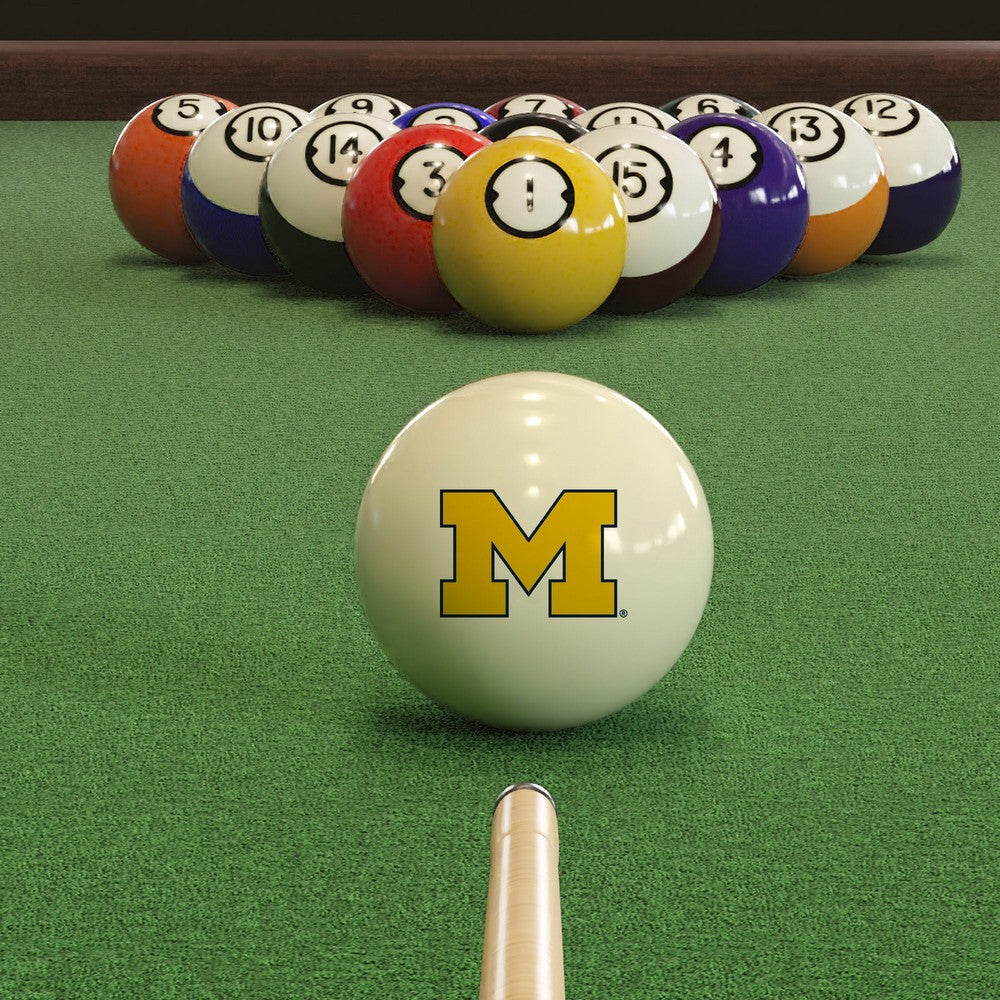 Wave7 - University of Michigan Cue Ball - 1020UMI1 view 2