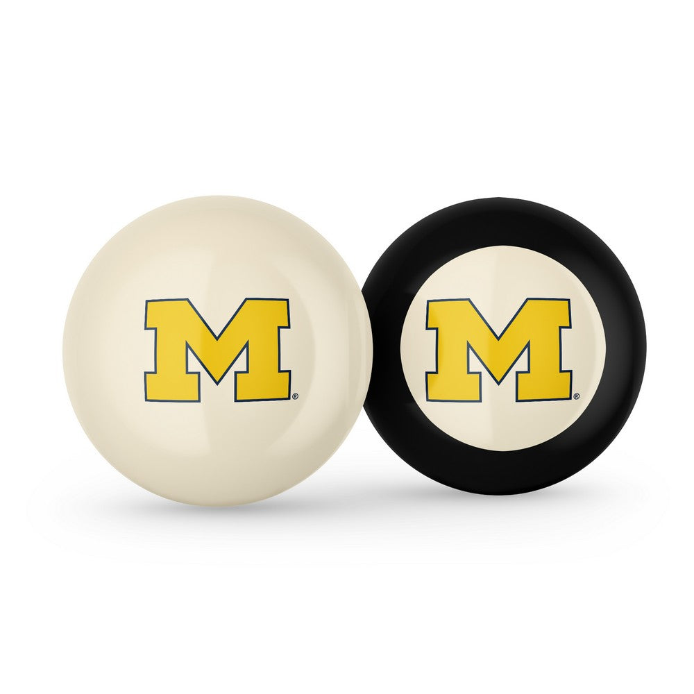 Wave7 - University of Michigan Cue Ball & 8 Ball Combo - 1040UMI1 view 1