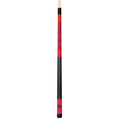 Wave7 - University of Mississippi Colored Laser Etched Cue - 1060UMS1 view 1