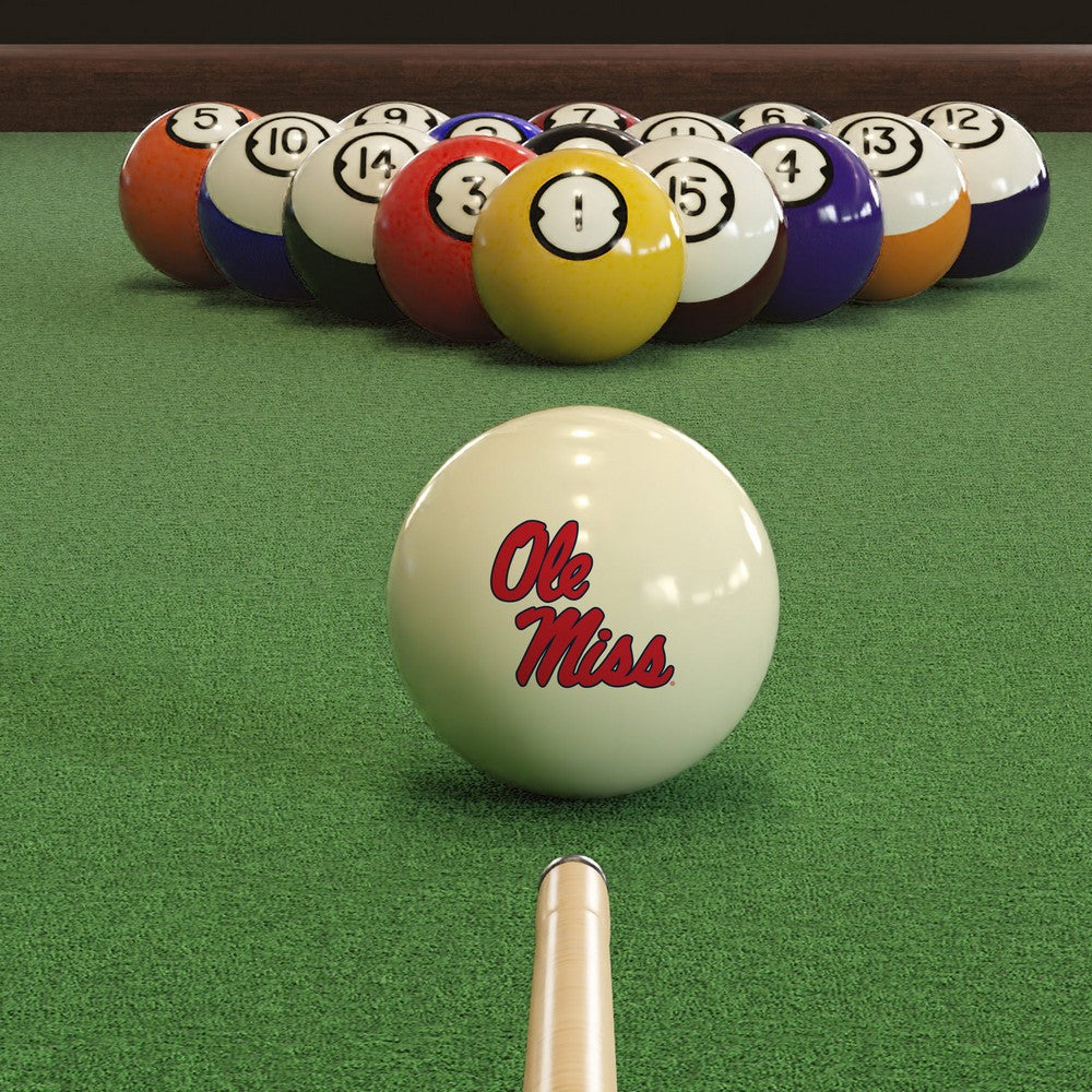 Wave7 - University of Mississippi Cue Ball - 1020UMS1 view 2