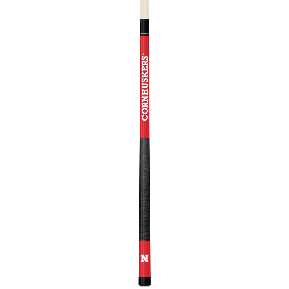 Wave7 - University of Nebraska Colored Laser Etched Cue - 1060NEB1 view 1