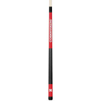 Wave7 - University of Nebraska Colored Laser Etched Cue - 1060NEB1 view 1