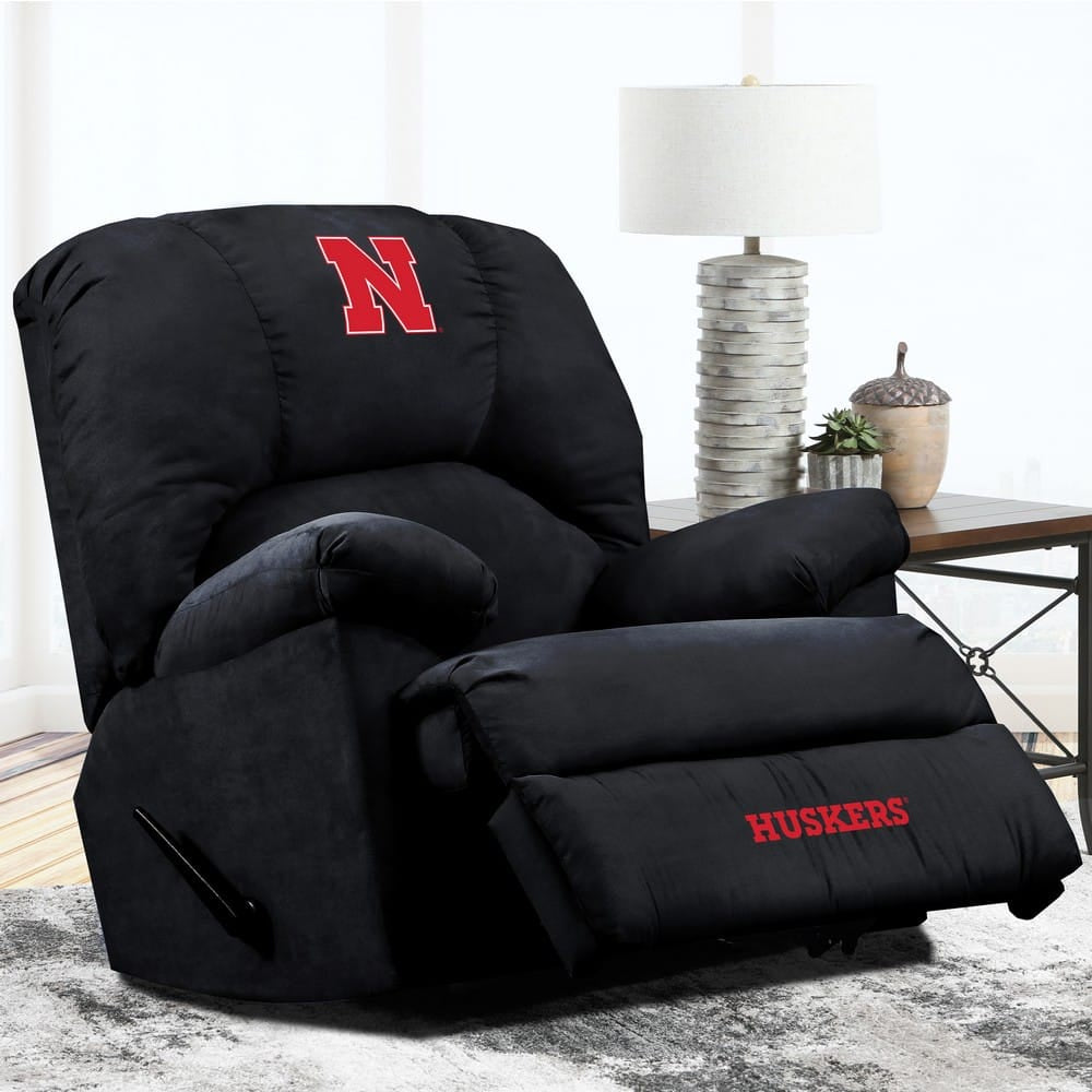 Wave7 - University of Nebraska GM Microfiber Recliner, Black - 3040NEB1 view 2