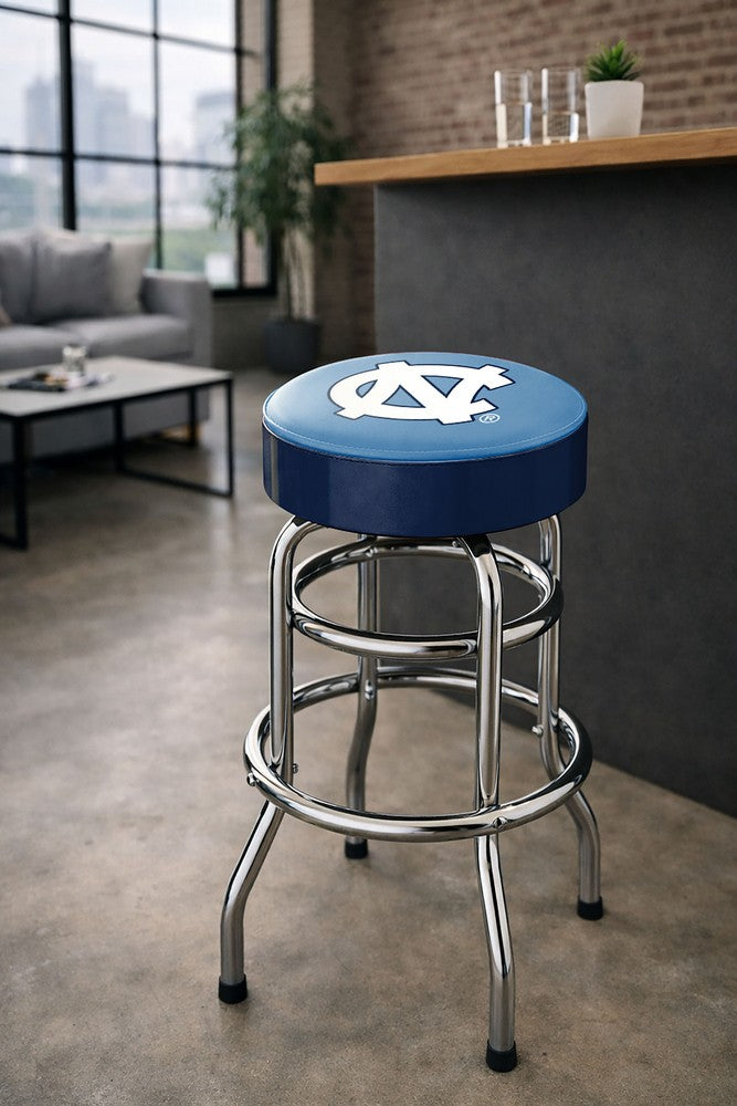 Wave7 - University of North Carolina Chrome Bar Stool - 4020UNC1 view 3