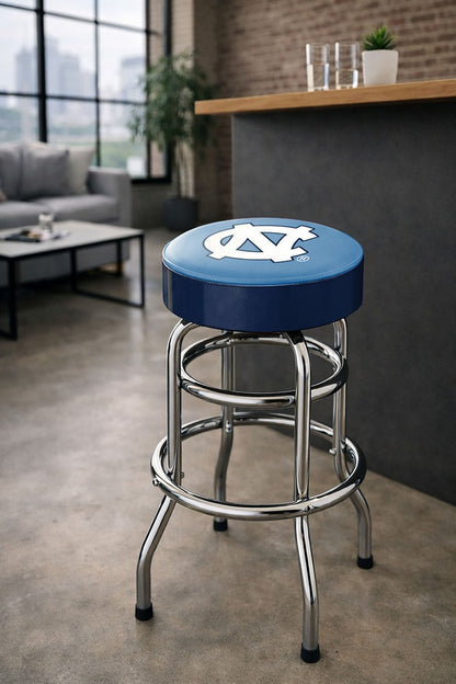 Wave7 - University of North Carolina Chrome Bar Stool - 4020UNC1 view 3