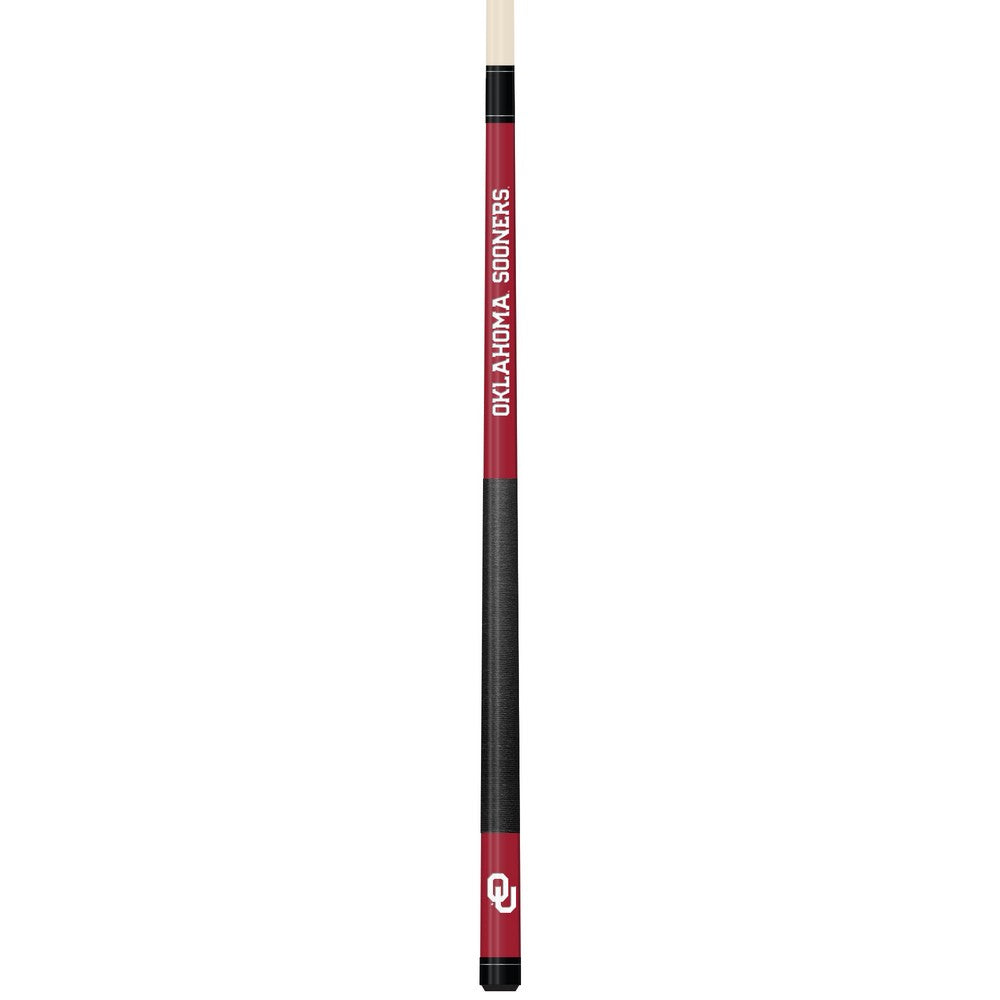 Wave7 - University of Oklahoma Colored Laser Etched Cue - 1060UOK1 view 1
