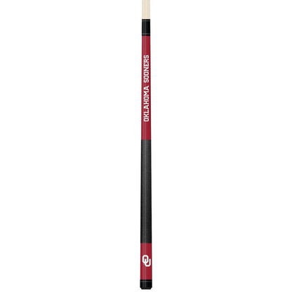 Wave7 - University of Oklahoma Colored Laser Etched Cue - 1060UOK1 view 1