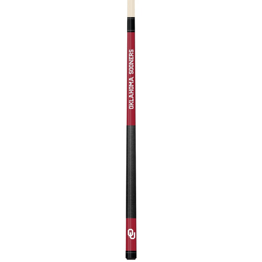 Wave7 - University of Oklahoma Colored Laser Etched Cue - 1060UOK1 view 1