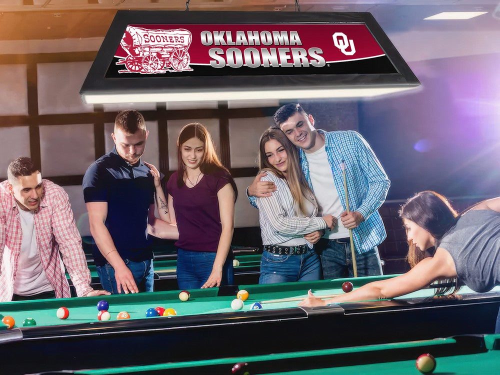 Wave7 - University of Oklahoma Spirit Game Table Lamp - 2010UOK1 view 2
