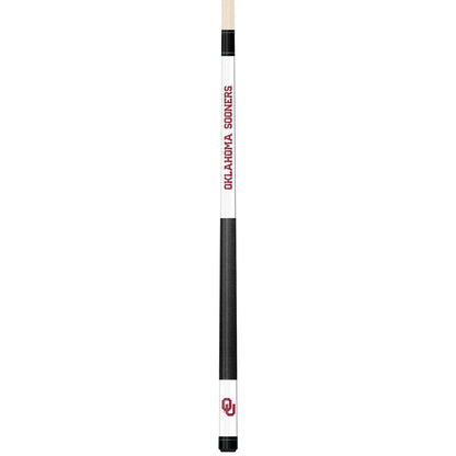 Wave7 - University of Oklahoma White Laser Etched Cue - 1050UOK1 view 1