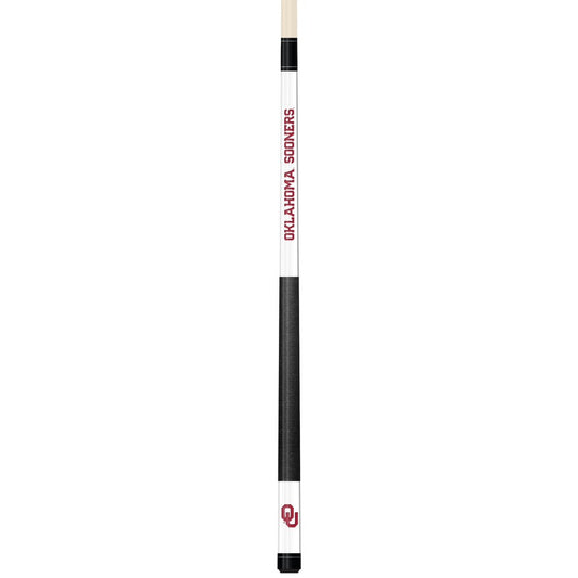 Wave7 - University of Oklahoma White Laser Etched Cue - 1050UOK1 view 1