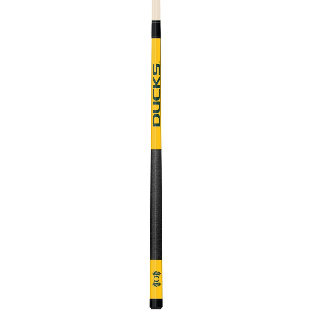 Wave7 - University of Oregon Colored Laser Etched Cue - 1060ORE1 view 1