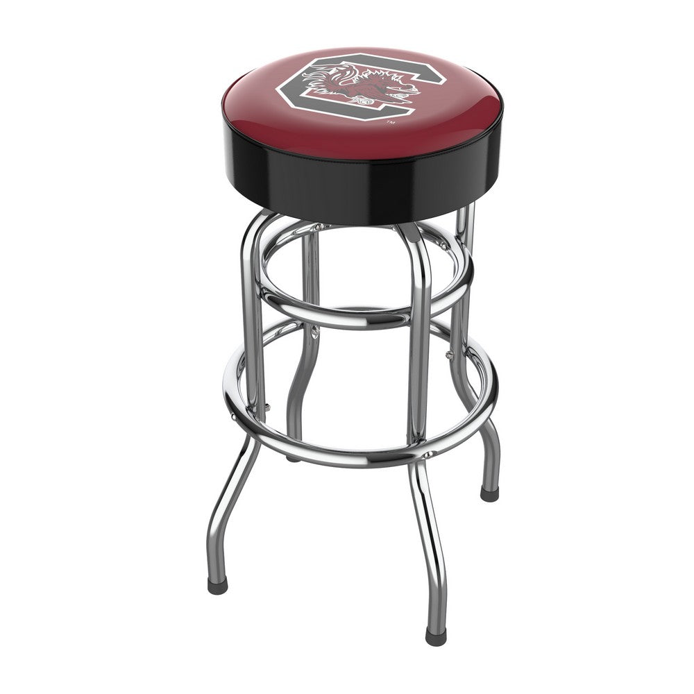 Wave7 - University of South Carolina Chrome Bar Stool - 4020USC1 view 1