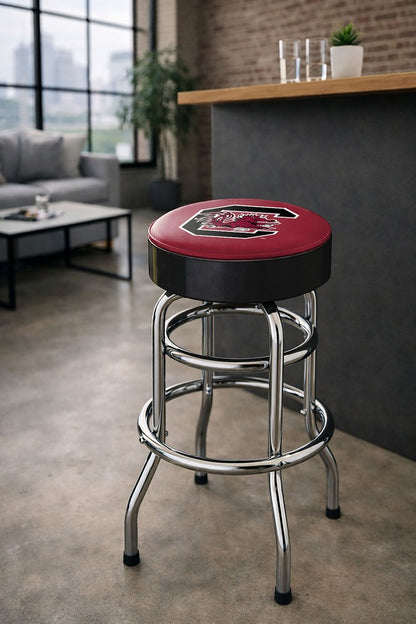 Wave7 - University of South Carolina Chrome Bar Stool - 4020USC1 view 3