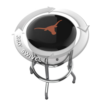 Wave7 - University of Texas Chrome Bar Stool - 4020UTX1 view 2