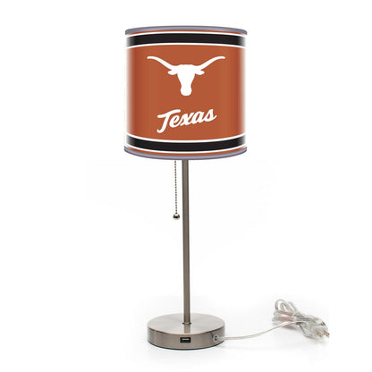 Wave7 - University of Texas Chrome Lamp with USB Port - 2020UTX1 view 1