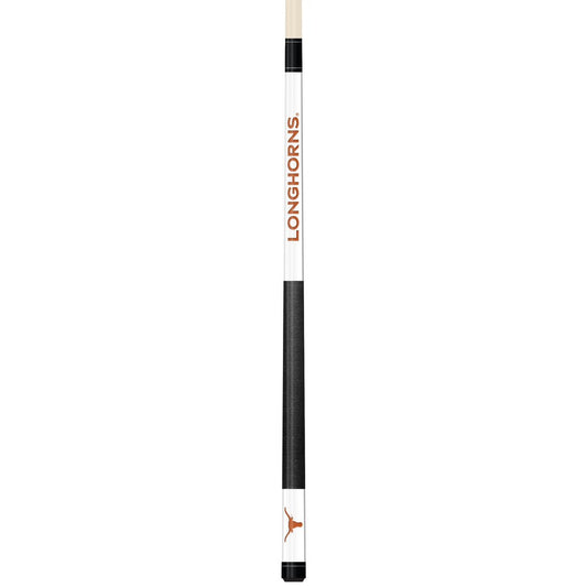 Wave7 - University of Texas White Laser Etched Cue  - 1050UTX1 view 1