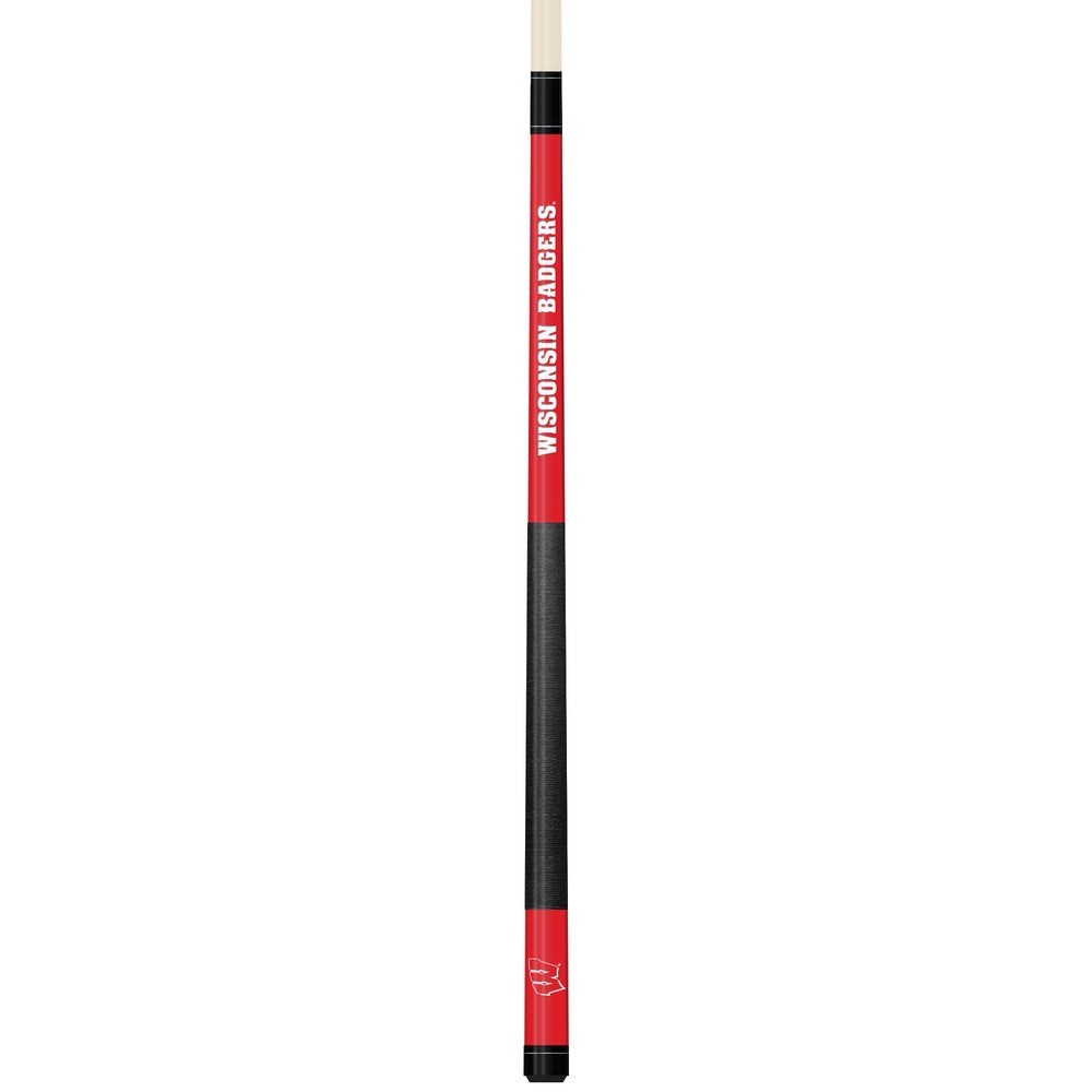 Wave7 - University of Wisconsin Colored Laser Etched Cue - 1060UWI1 view 1