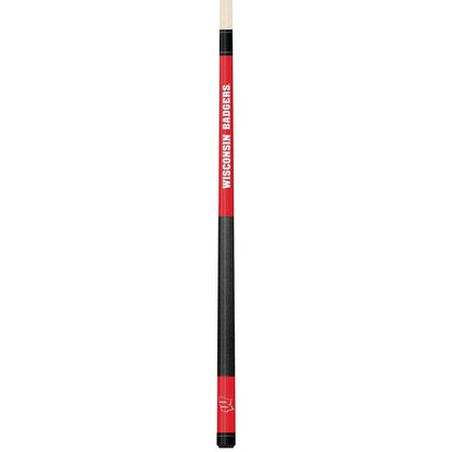 Wave7 - University of Wisconsin Colored Laser Etched Cue - 1060UWI1 view 1