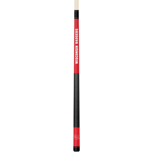 Wave7 - University of Wisconsin Colored Laser Etched Cue - 1060UWI1 view 1